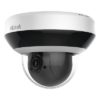Mini PTZ IP / 2 Megapixel / 4X Zoom Óptico / Audio Bidireccional / IR EXIR 20 m (65.6 ft) / WDR 120 dB / PoE / IK10 / IP66 / Ultra Baja Iluminación