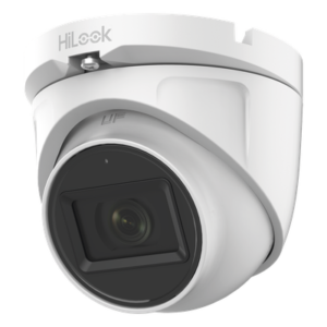 Cámara Turret TURBOHD / 2 Megapixel 1080p / Gran Angular 106.4° / IR EXIR 30 m (98.4 ft) / Audio por Coaxitron / IP66 / 4 Tecnologías