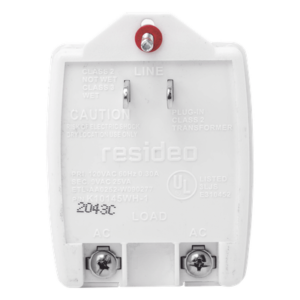 Transformador de Pared / 120 Vca a 9 Vca / 25 VA / Clase 2 / UL Listado / Montaje en Pared