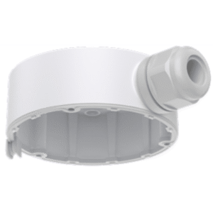 Caja de Empalme Fija para Domo Serie 35 / Material Aluminio / Color Blanco / Compatible con Cámaras Honeywell HC35W / IP67 Resistente a la Intemperie / Incluye Accesorios de Montaje Completo