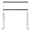 Soporte con ruedas / 95 kg capacidad / 1525x1302x764 mm / 5005x4276x2507 pies / VESA 800x400 y 600x400 / Acero al carbono