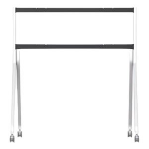 Soporte con ruedas / 95 kg capacidad / 1525x1302x764 mm / 5005x4276x2507 pies / VESA 800x400 y 600x400 / Acero al carbono