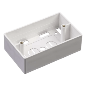 Caja de Pared Universal / 6 Puertos / 70x115x36 mm / UL 94V-0 / ANSI/TIA/EIA-568-C.2 / 0.23x0.38x0.12 ft