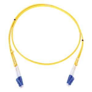 Jumper de Fibra Óptica Monomodo / LC/LC Dúplex / 9/125 / 1 m (3.28 ft) / ITU-T G.652.D
