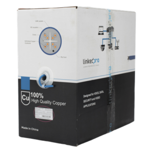 Bobina de Cable U/UTP Cat6A / 305 m (1000 ft) / 10G-BaseT / 500 MHz / Calibre 23 AWG / CMR / 100% Cobre