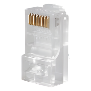 Conector RJ45 / Cat 5E / UTP / 30 μin Oro / T568A-B / Interior