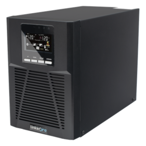 UPS Online Doble Conversión / 1000 VA / 900 W / Pantalla LCD / 3 Salidas NEMA 5-15R / AVR Boost y Buck / Protección RJ45