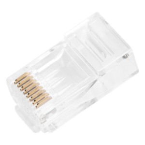 Conector RJ45 / Cat 6A / UTP / 23 AWG / Interior / Paquete 100 pzas