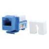 Módulo Jack Keystone / Cat5e / Terminación 110 / RJ45 / Sin Blindaje / Azul