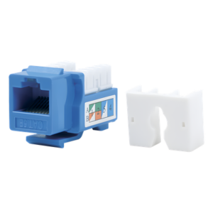 Módulo Jack Keystone / Cat5e / Terminación 110 / RJ45 / Sin Blindaje / Azul