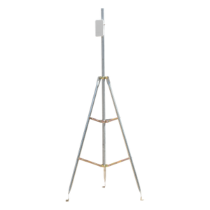 Kit de Montaje Trípode con Mástil / Acero Galvanizado / Altura Total 4.52 m (14.8 ft) / Capacidad 6 kg / Antenas Plato < 25 cm
