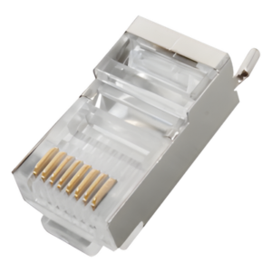 Conector RJ45 Blindado / Cat5e / FTP-STP / Pin a Tierra / Paquete 100 pzas
