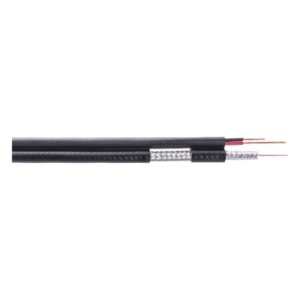 Cable Coaxial RG59 / 305 m (1000 ft) / CCS Siames / 75 Ohm / 60% Blindaje Aluminio / 2x20 AWG / Intemperie