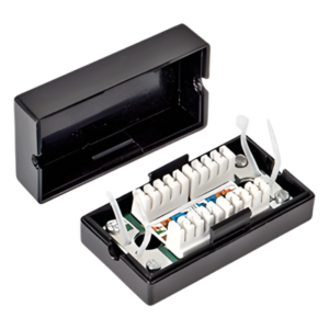 Caja de Conexión / Cat5e / IDC Krone / T568A-B / 66x36x26 mm / 2.6x1.4x1.0 in