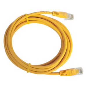 Cable de Parcheo UTP Cat6 / 3.0 m (9.84 ft) / 1 Gbps+ / RJ45 / Amarillo