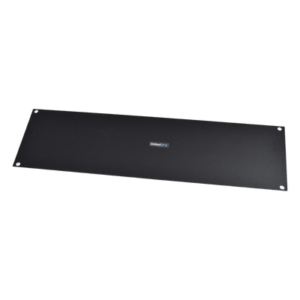 Tapa Ciega / Rack 19in / 3UR / Acero Cal. 14 / Pintura Electroestática Negra / 0.95 kg