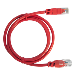 Cable de Parcheo UTP Cat6 / 3.0 m (9.84 ft) / 1 Gbps+ / RJ45 / Rojo