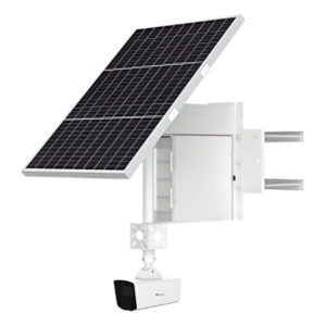 Cámara solar con LPR / 4 MP / Lente 4 mm / IP67 / 4G / Alcance IR 20 m (65.6 ft) / Batería 9 días