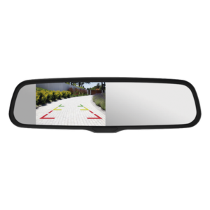 Espejo Retrovisor con Pantalla LCD / Atenuación Automática / Entradas de Video Duales / Líneas de Estacionamiento