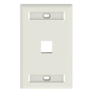 Placa de Pared Vertical / 1 Puerto Keystone / 69.8 x 114.3 mm / 2.75 x 4.5 pulg. / Montaje Vertical