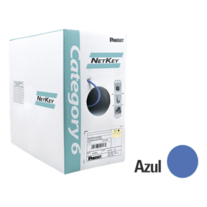 Bobina de Cable UTP / Cat 6 / 24 AWG / 305 m (1000 pies) / CMR Riser / 4 Pares / Cobre Sólido / 1000 Mbps