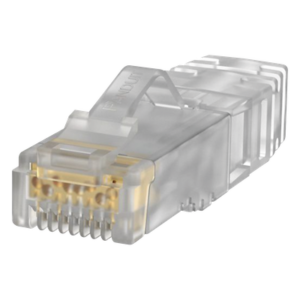 Plug RJ45 / Cat6A / UTP / 26 AWG / 50μin Oro / 100 Piezas