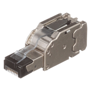 Plug RJ45 Blindado / Terminación en Campo / Cat5e/Cat6/Cat6A / 22-26 AWG / -40 a 85°C / Color Plata