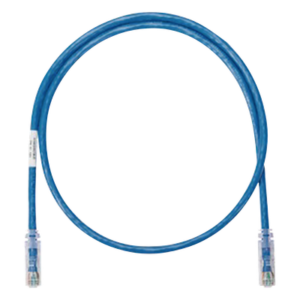 Cable de Parcheo UTP / Cat 6 / 24 AWG / 0.3 m (1 ft) / T568B / CM / Azul