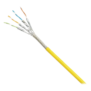 Cable Blindado S/FTP / Categoría 6A / 500 MHz / 500 m (1640 ft) / PUR Resistente Aceite UV / Multifilar 24/7 AWG / Industrial