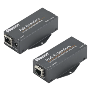 Extensor PoE/PoE+ / 10/100 Mbps / Alcance 610 m (2000 ft) / Cat5e o Cat6 / IEEE 802.3af/at / -40°C a 70°C
