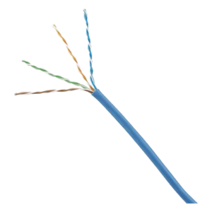 Bobina de Cable UTP / Cat 5e / 24 AWG / CMP Plenum / 305 m (1000 pies) / 4 Pares / Cobre Sólido