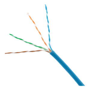 Bobina de Cable UTP / 305 m (1000 pies) / Cat 6 / 23 AWG / CMP Plenum / 4 Pares / HDPE / Cobre Sólido