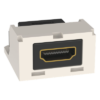 Módulo Acoplador HDMI 2.0 / Tipo-A Hembra-Hembra / Categoría 2 / 2 Espacios Mini-Com / 1.37 x 1.13 x 0.72 in (34.85 x 28.70 x 18.29 mm)