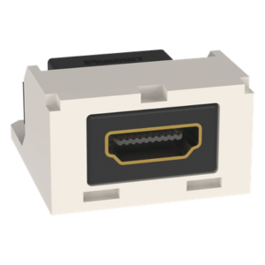 Módulo Acoplador HDMI 2.0 / Tipo-A Hembra-Hembra / Categoría 2 / 2 Espacios Mini-Com / 1.37 x 1.13 x 0.72 in (34.85 x 28.70 x 18.29 mm)