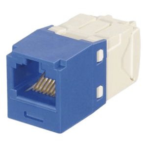 Módulo Jack RJ45 / Cat 6 / Terminación TG sin herramienta / Mini-Com con llaveado por color / UTP / 22-26 AWG