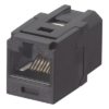 Módulo Acoplador RJ45 / Categoría 6 / Mini-Com / Contactos Chapados en Oro 50 µin / HDBaseT 100 W / -10°C a 65°C