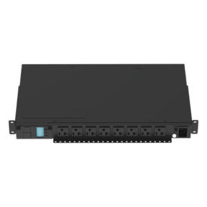 PDU Monitoreable Horizontal / 8 Salidas NEMA 5-20R / Entrada NEMA 5-15P / 120 Vca / 15 A / 1UR 19 in