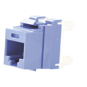 Conector Jack / Categoría 5e / 8P8C / Terminación 110 / Keystone / Sin Blindaje / Color Azul