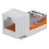 Módulo Jack Keystone / Cat 5e / Clase D / RJ45 / Leadframe / T568A/B / Sin Blindaje / Blanco