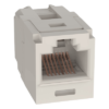 Módulo Acoplador / Cat 6 / RJ45 a RJ45 / Mini-Com / 50 μin Oro / -10°C a 65°C / 2500 Ciclos / Blanco Mate