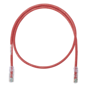 Cable de Parcheo UTP / Categoría 6 / 0.3 m (1 Pie) / 24 AWG / T568B / CM / Rojo