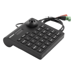 Mini Teclado Controlador PTZ / LCD / Joystick Multidireccional / RS-485 / 12VCC