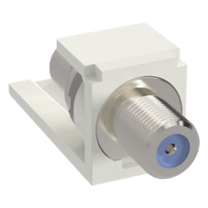 Módulo Acoplador Coaxial Tipo F / Mini-Com / 75 Ohms / 3.0 GHz / 1.75' x 1.37' x 0.71'