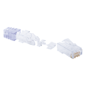 Plug RJ45 / Cat6 / 8P8C / 23-24 AWG / 50μin Oro / 2500 Ciclos / -10 a 60°C / 100 Piezas