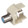 Módulo Acoplador Coaxial Tipo F / Keystone / 75 Ohms / 3.0 GHz / 1.17' x 0.86' x 0.66'