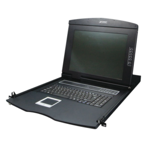 Consola KVM LCD / 17 Pulgadas / 8 Puertos VGA / Resolución 1280x1024 / Rack 1U / Cascada hasta 64 Servidores