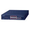 Switch de Escritorio / 8 Puertos 10/100TX PoE+ / 2 Puertos 10/100TX / 120W PoE Budget / Alcance Extendido 250m (820 pies)