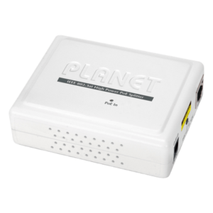 Divisor PoE / 802.3at / Salida 12V 2A o 24V 1A / Gigabit 10/100/1000 Mbps / UTP hasta 100 m (328 pies)