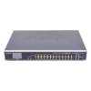 Switch Administrable L3 / 24 Puertos Gigabit PoE 802.3bt / 2 Puertos 10G SFP+ / Pantalla Táctil LCD / Fuente Redundante / 600W