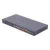 Switch administrable PoE+ / 24 puertos 10/100TX / 2 puertos combo Gigabit TP/SFP / 220W / 6,54 Mpps / 0-50°C / 1,44 x 0,98 x 0,15 pies